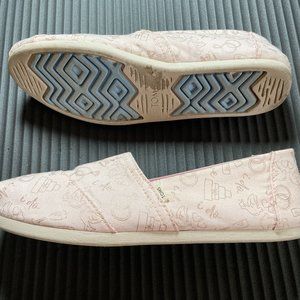 Pink Wedding Day Tom's (size 11)